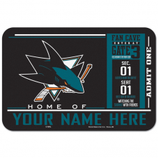San Jose Sharks Keyscaper Plaid Bling iPhone Case