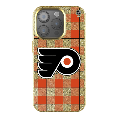 Philadelphia Flyers Keyscaper Plaid Bling iPhone Case
