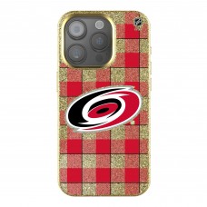 Carolina Hurricanes Keyscaper Plaid Bling iPhone Case