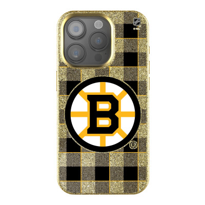Чехол для iPhone Boston Bruins Keyscaper Plaid Bling