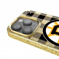 Boston Bruins Keyscaper Plaid Bling iPhone Case Boston Bruins Keyscaper Plaid Bling iPhone Case