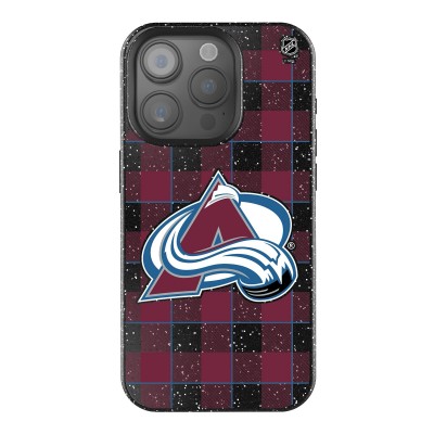 Colorado Avalanche Keyscaper Plaid Bling iPhone Case