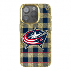 Columbus Blue Jackets Keyscaper Plaid Bling iPhone Case Columbus Blue Jackets Keyscaper Plaid Bling iPhone Case