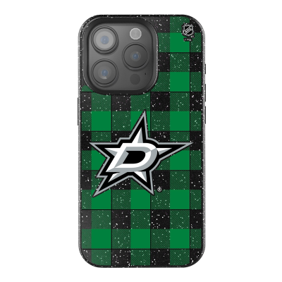 Dallas Stars Keyscaper Plaid Bling iPhone Case
