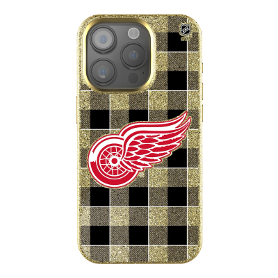 Detroit Red Wings Keyscaper Plaid Bling iPhone Case
