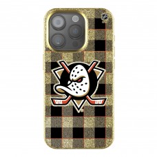 Anaheim Ducks Keyscaper Plaid Bling iPhone Case