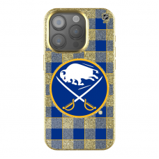 Buffalo Sabres Keyscaper Plaid Bling iPhone Case