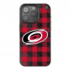 Carolina Hurricanes Keyscaper Plaid Bling iPhone Case