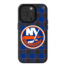 New York Islanders Keyscaper Plaid iPhone Magnetic Bump Case