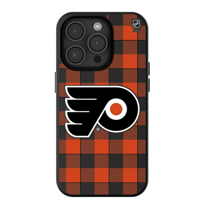Philadelphia Flyers Keyscaper Plaid iPhone Magnetic Bump Case