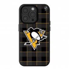 Pittsburgh Penguins Keyscaper Plaid iPhone Magnetic Bump Case