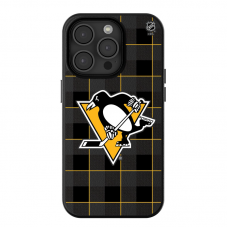 Pittsburgh Penguins Keyscaper Plaid iPhone Magnetic Bump Case