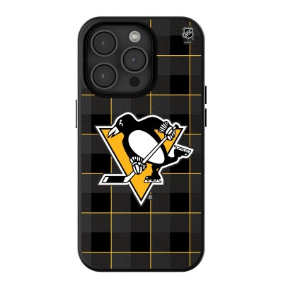 Pittsburgh Penguins Keyscaper Plaid iPhone Magnetic Bump Case