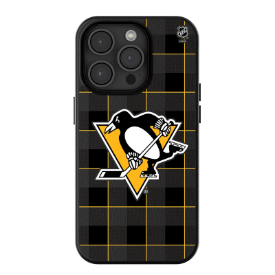 Pittsburgh Penguins Keyscaper Plaid iPhone Magnetic Bump Case