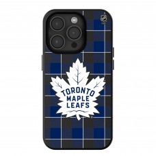 Toronto Maple Leafs Keyscaper Plaid iPhone Magnetic Bump Case