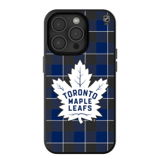 Toronto Maple Leafs Keyscaper Plaid iPhone Magnetic Bump Case