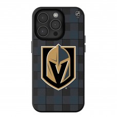 Vegas Golden Knights Keyscaper Plaid iPhone Magnetic Bump Case