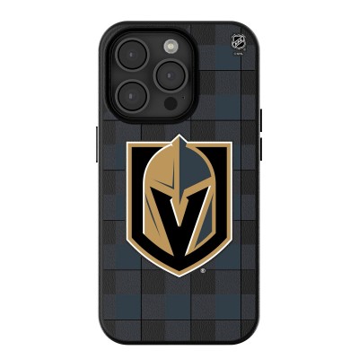 Vegas Golden Knights Keyscaper Plaid iPhone Magnetic Bump Case