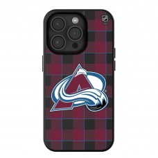 Colorado Avalanche Keyscaper Plaid iPhone Magnetic Bump Case
