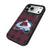 Colorado Avalanche Keyscaper Plaid iPhone Magnetic Bump Case