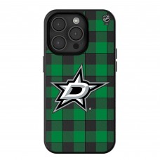 Dallas Stars Keyscaper Plaid iPhone Magnetic Bump Case