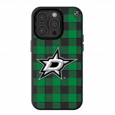 Dallas Stars Keyscaper Plaid iPhone Magnetic Bump Case