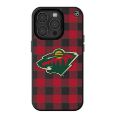 Minnesota Wild Keyscaper Plaid iPhone Magnetic Bump Case