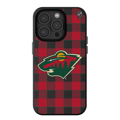 Minnesota Wild Keyscaper Plaid iPhone Magnetic Bump Case