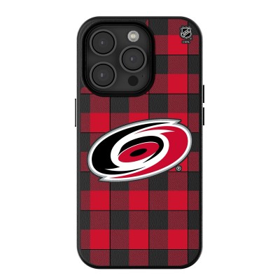Carolina Hurricanes Keyscaper Plaid iPhone Magnetic Bump Case