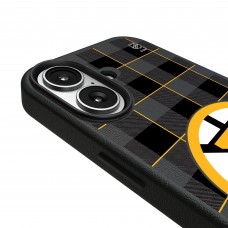 Boston Bruins Keyscaper Plaid iPhone Magnetic Bump Case Boston Bruins Keyscaper Plaid iPhone Magnetic Bump Case