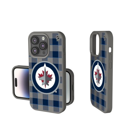 Winnipeg Jets Keyscaper Plaid Soft Touch iPhone Case