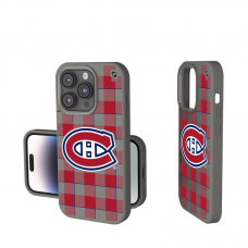 Montreal Canadiens Keyscaper Plaid Soft Touch iPhone Case