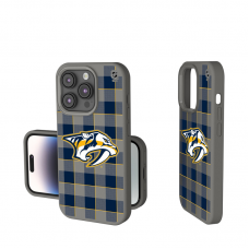 Nashville Predators Keyscaper Plaid Soft Touch iPhone Case