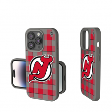 New Jersey Devils Keyscaper Plaid Soft Touch iPhone Case