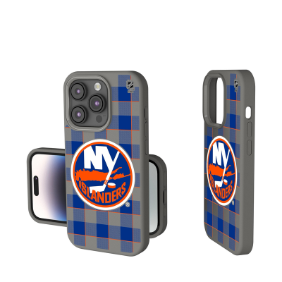 New York Islanders Keyscaper Plaid Soft Touch iPhone Case