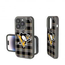 Pittsburgh Penguins Keyscaper Plaid Soft Touch iPhone Case
