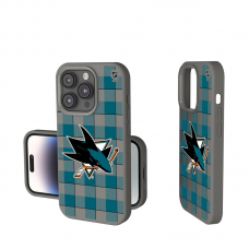 San Jose Sharks Keyscaper Plaid Soft Touch iPhone Case