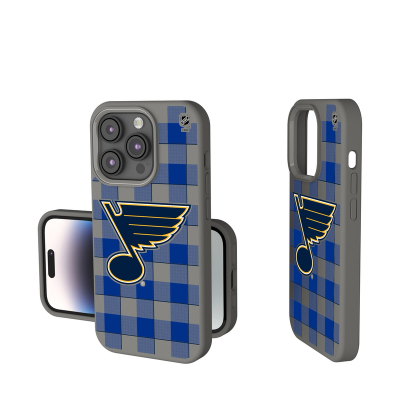 St. Louis Blues Keyscaper Plaid Soft Touch iPhone Case