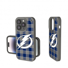 Tampa Bay Lightning Keyscaper Plaid Soft Touch iPhone Case
