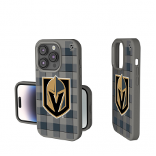 Vegas Golden Knights Keyscaper Plaid Soft Touch iPhone Case