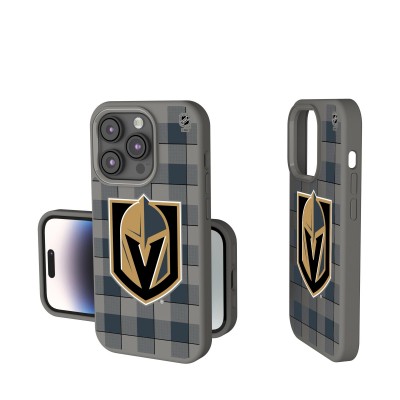 Vegas Golden Knights Keyscaper Plaid Soft Touch iPhone Case
