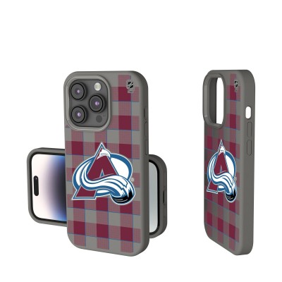 Colorado Avalanche Keyscaper Plaid Soft Touch iPhone Case