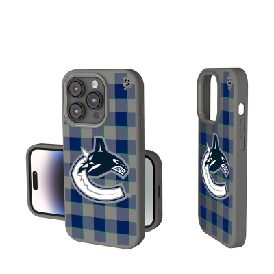 Vancouver Canucks Keyscaper Plaid Soft Touch iPhone Case