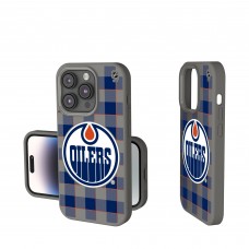 Edmonton Oilers Keyscaper Plaid Soft Touch iPhone Case