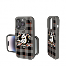 Anaheim Ducks Keyscaper Plaid Soft Touch iPhone Case