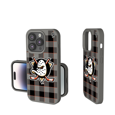Anaheim Ducks Keyscaper Plaid Soft Touch iPhone Case