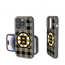 Boston Bruins Keyscaper Plaid Soft Touch iPhone Case Boston Bruins Keyscaper Plaid Soft Touch iPhone Case