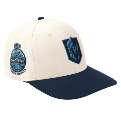 Бейсболка Vegas Golden Knights Starter Cream/Navy Blue Wave Classic