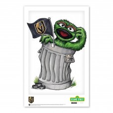 Vegas Golden Knights Oscar the Grouch 11 x 17 Poster Print
