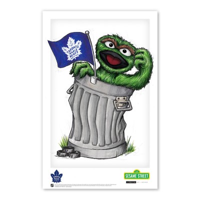 Toronto Maple Leafs Oscar the Grouch 11 x 17 Poster Print